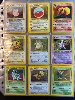 Jungle Master Set 64/64 Complete Vintage Pokemon Cards 1999 - Image 2