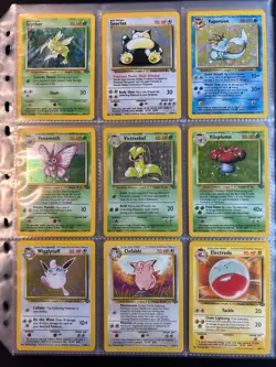 Jungle Master Set 64/64 Complete Vintage Pokemon Cards 1999 - Image 4