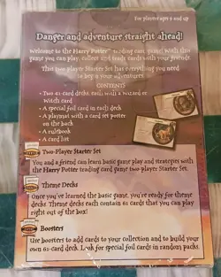 Harry Potter Trading Card Game TCG Chamber Of Secrets Starter Set NEW Sealed - Image 4