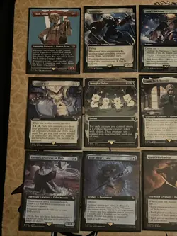 Final Fantasy Magic The Gathering Extended Art Card Lot 42x Near Mint Cards - Image 2