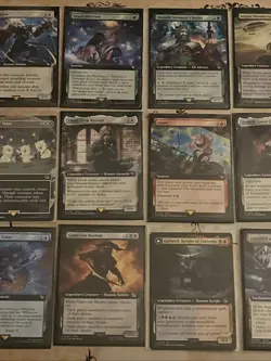 Final Fantasy Magic The Gathering Extended Art Card Lot 42x Near Mint Cards - Image 3
