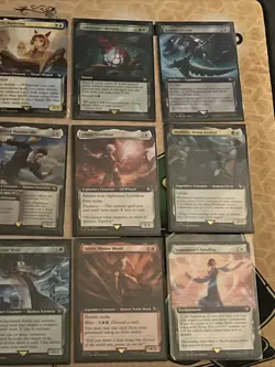 Final Fantasy Magic The Gathering Extended Art Card Lot 42x Near Mint Cards - Image 5