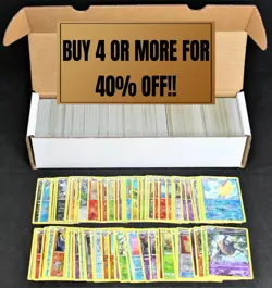 Massive 500+ ALL Pokemon Card Lot In Near Mint Shape With Commons And Reverses - Image 1