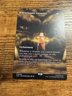 MTG Magic The Gathe Avatar Mythic Eternal-Legal Borderless Beastmaster Ascension - Image 1
