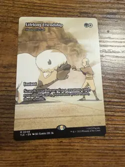 MTG Magic The Gatheri Avatar Mythic Eternal-Legal Borderless Lifelong Friendship - Image 1