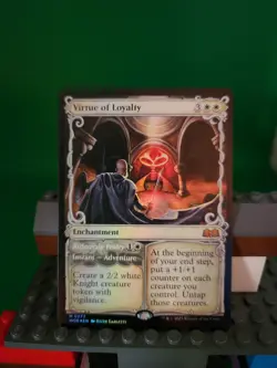 Magic The Gathering Virtue of Loyalty (Showcase) Wilds of Eldraine Foil - Image 3