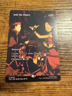 MTG Magic The Gathering Avatar Mythic Eternal-Legal Borderless Join the Dance - Image 1