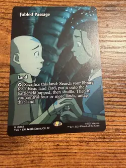 MTG Magic The Gathering Avatar Mythic Eternal-Legal Borderless Fabled Passage - Image 1