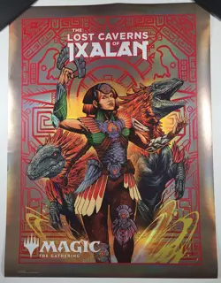 (New Foil) Lost Caverns of Ixalan Promo Poster: Magic the Gathering (MTG) 18x24 - Image 1
