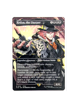 Ardyn, the Usurper 0315 Rare Borderless Non-Foil FFXV FIN MTG FINAL FANTASY EN - Image 1