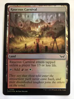 MTG Duskmourn: House of Horror Raucous Carnival Foil 0266 NM - Image 1