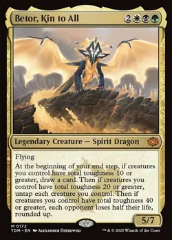 MTG Betor, Kin to All - Foil, Tarkir: Dragonstorm, Near Mint, English - Image 1