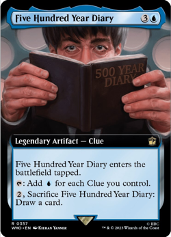 Five Hundred Year Diary (Extended Art) Universes Beyond: Doctor Who Regular - Image 1