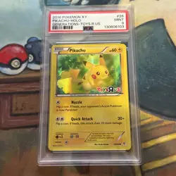 2016 Pokemon Pikachu 26/83 XY Generations Holo STAMPED Toys R Us Promo PSA 9 - Image 1