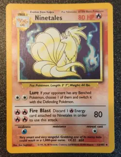 Ninetales 012/102 Base Set Holo for sale online - Image 1