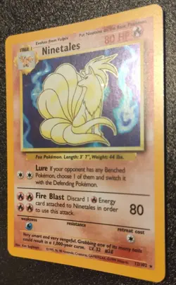 Ninetales 012/102 Base Set Holo for sale online - Image 2