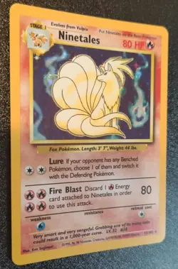 Ninetales 012/102 Base Set Holo for sale online - Image 3