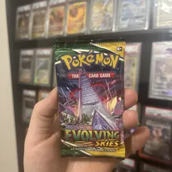 Pokemon TCG EVOLVING SKIES Booster Pack SWSH Factory Sealed/Brand New *ONE PACK* 820650808777 - Image 1