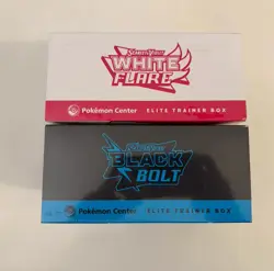 Pokemon Center Black Bolt & White Flare Elite Trainer Box ETB Set 🔥 - Image 2