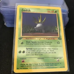 1st Edition Oddish 58/64 - Vintage WOTC Pokemon Jungle Set - Image 2