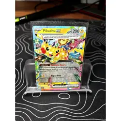 Pikachu ex (057/191) Double Rare | Pokemon SV08 Surging Sparks | Near Mint - Image 1