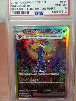 Pokemon Prismatic Evolutions Umbreon EX 161/131 Special Illustration Rare - Image 4
