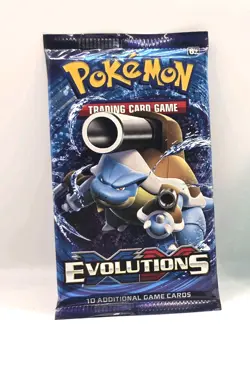 Pokemon Sealed XY Evolutions Pack Mega Blastoise Artwork - Image 1