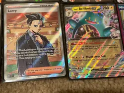 Pokemon TCG Scarlet And Violet (Ex, IR, Trainer) Full Art Lot of 12 Near Mint - Image 3