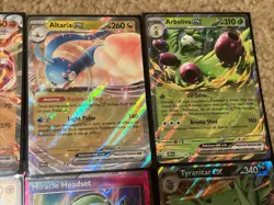 Pokemon TCG Scarlet And Violet (Ex, IR, Trainer) Full Art Lot of 12 Near Mint - Image 5