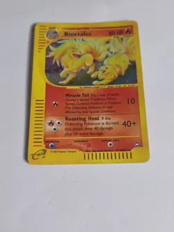 Pokemon Ninetales H19/H32 Aquapolis Holo Rare Pokemon TCG Nintendo e-reader - Image 1