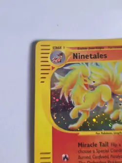 Pokemon Ninetales H19/H32 Aquapolis Holo Rare Pokemon TCG Nintendo e-reader - Image 4