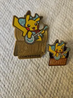 Pokemon 2018 Nashville World Championships Pikachu Competitor Pin X SMALL ONE - Image 2