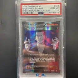PSA 10 Giovanni's Scheme #162 XY Breakthrough 2015 Pokemon GEM MINT - Image 1