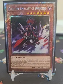 YUGIOH- Gorz the Emissary of Darkness - RA03-EN210 - Platinum Secret Rare - Image 1