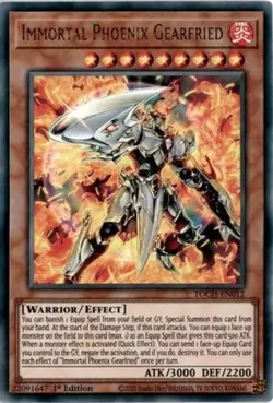 Yugioh! Immortal Phoenix Gearfried - TOCH-EN012 - Ultra Rare - 1st Edition Near - Image 1