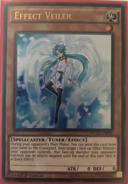 YuGiOh Effect Veiler Ultra Rare 1st Edition DUSA-EN083 NM - Image 1