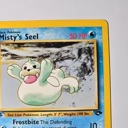 Misty's Seel 1st Edition 91/132 Gym Challenge Pokemon Card WOTC 2000 - Image 3