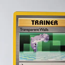 Transparent Walls 1st Edition 125/132 Gym Challenge Trainer Pokemon Card WOTC - Image 2