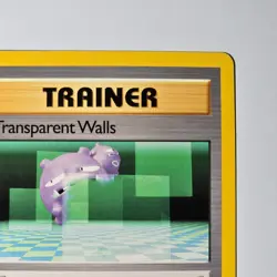 Transparent Walls 1st Edition 125/132 Gym Challenge Trainer Pokemon Card WOTC - Image 3
