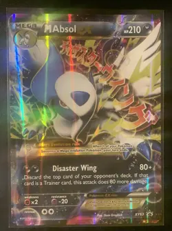 M Absol EX #XY63 JUMBO OVERSIZED Card Pokemon Promo - Pokemon TCG LP - Image 1