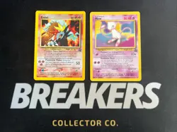 Wizards of the Coast (WotC) Black Star Promo Pokemon Card Lot: Entei & Mew - Image 1