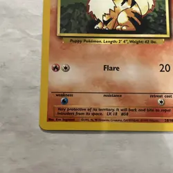 GROWLITHE - 28/102 - Base Set - Pokemon Card - NM VTG - Image 5