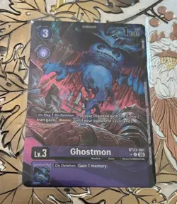 Digimon Card Game Ghostmon BT23-061 C Box Topper Promo BT23 Hackers Slumber - Image 1