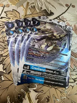 Digimon Card Game Playset CresGarurumon ACE EX9-020 Rare Versus Monsters AUC - Image 1