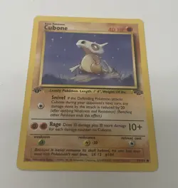 Pokemon TCG Cubone Jungle 1st Edition Common Card - Image 3