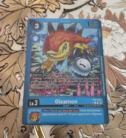 Digimon Card Game Gizamon Limited Foil EX9-015 Versus Monsters - Image 1