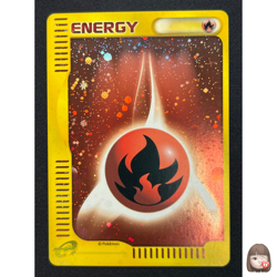 [NM] Fire Energy Pokemon Card Japanese Holo E-Series McDonald's Promo 7US31 - Image 1