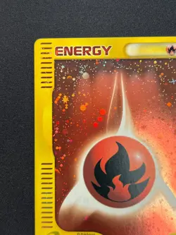 [NM] Fire Energy Pokemon Card Japanese Holo E-Series McDonald's Promo 7US31 - Image 4