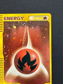 [NM] Fire Energy Pokemon Card Japanese Holo E-Series McDonald's Promo 7US31 - Image 5