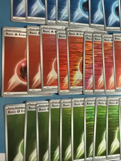 LOT OF 150x BLACK BOLT & WHITE FLARE Holo Energy Cards - Pokemon TCG Energies!! - Image 5